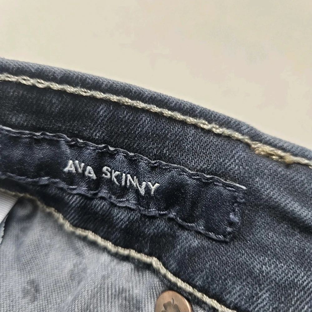 Lucky Brand Ava Skinny Jeans Womens‎ 8/29 Blue Stretch Denim - Picture 8 of 15